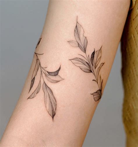 fall foliage tattoo|growing plant drawing tattoo.